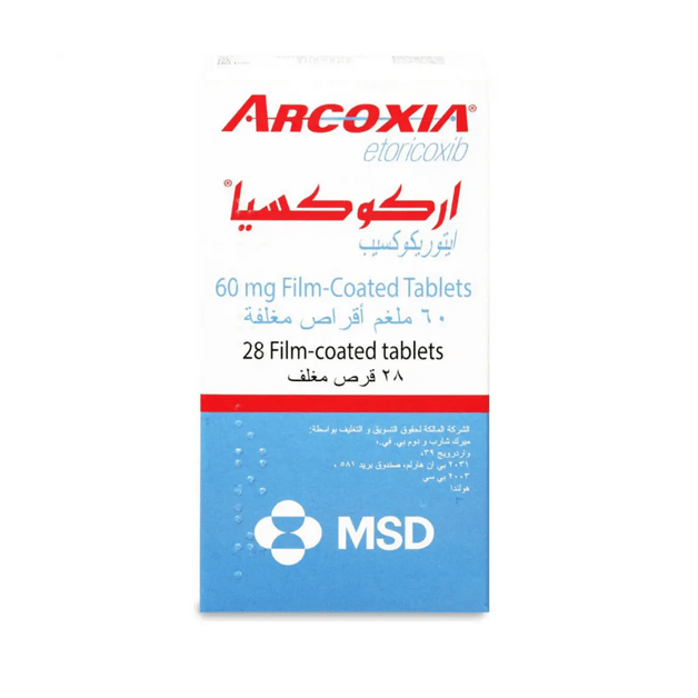 ARCOXIA 60 MG TABLET 28P