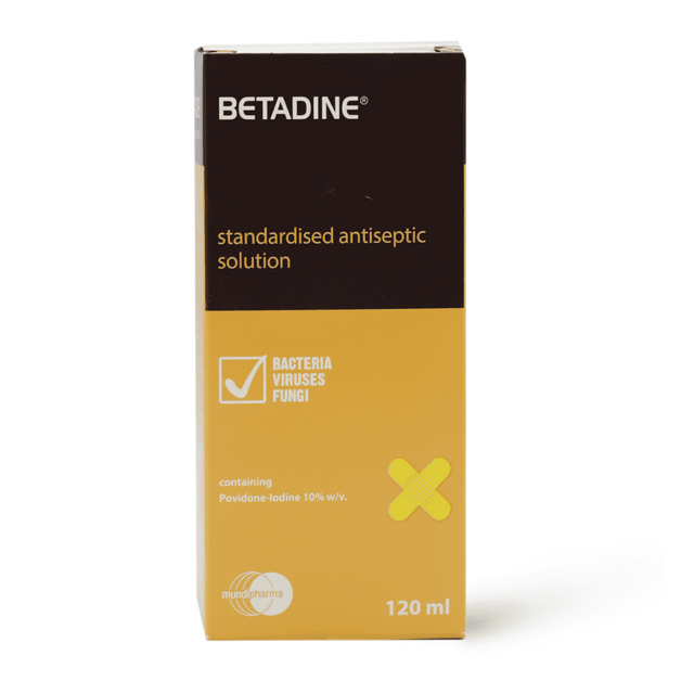 BETADINE 10% W/V SOLUTION 120 ML