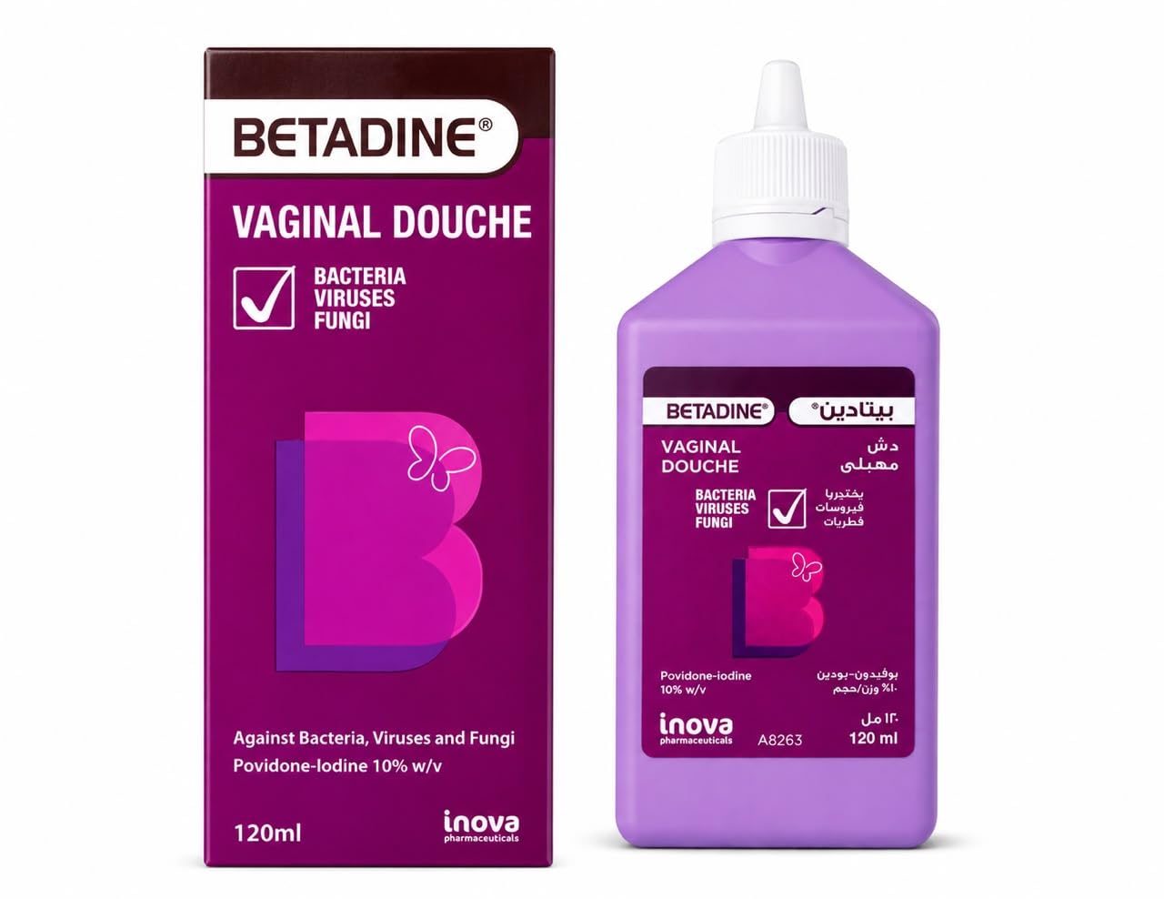 BETADINE 10% W/V VAGINAL DOUCHE 120ML