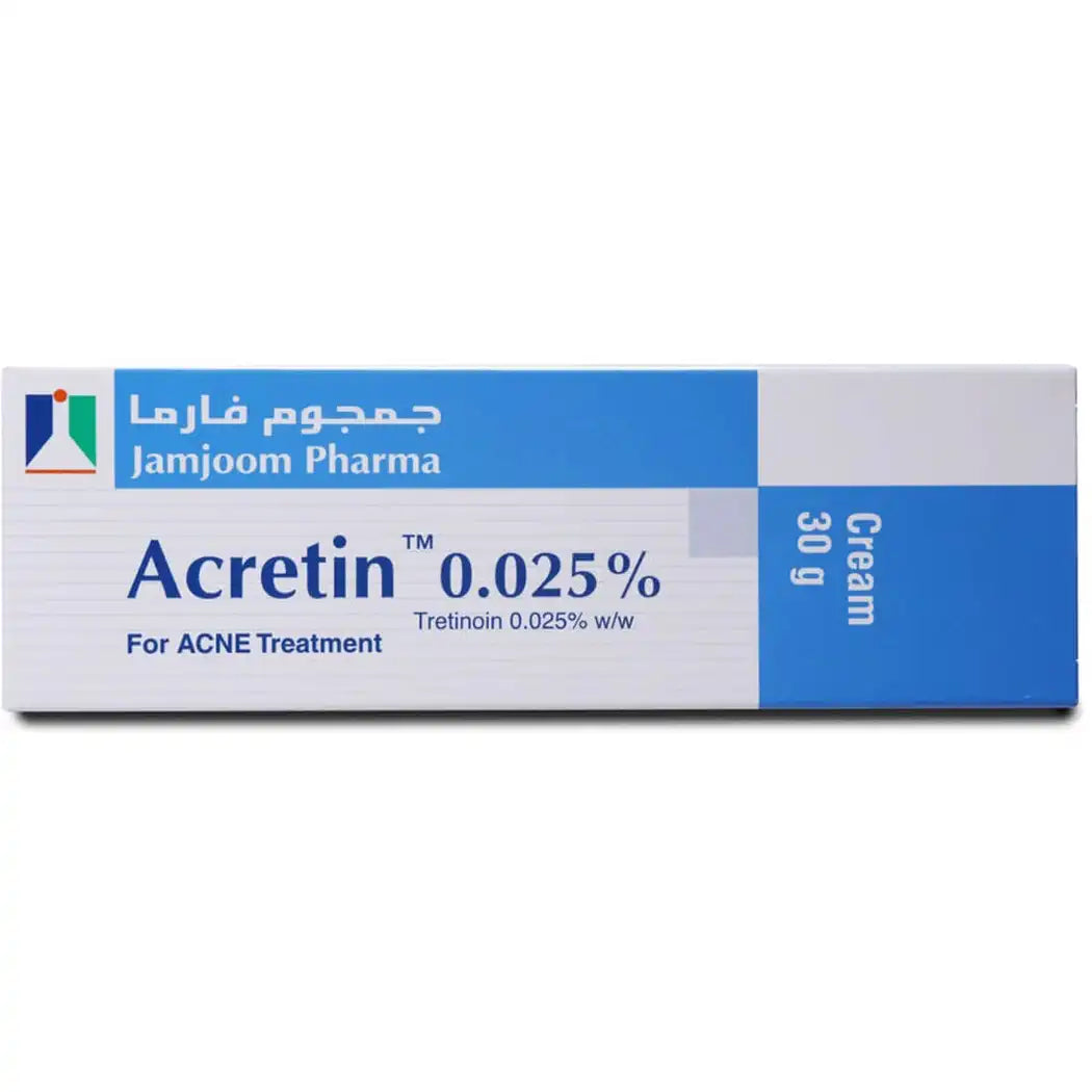 ACRETIN 0.025% CREAM 30 G