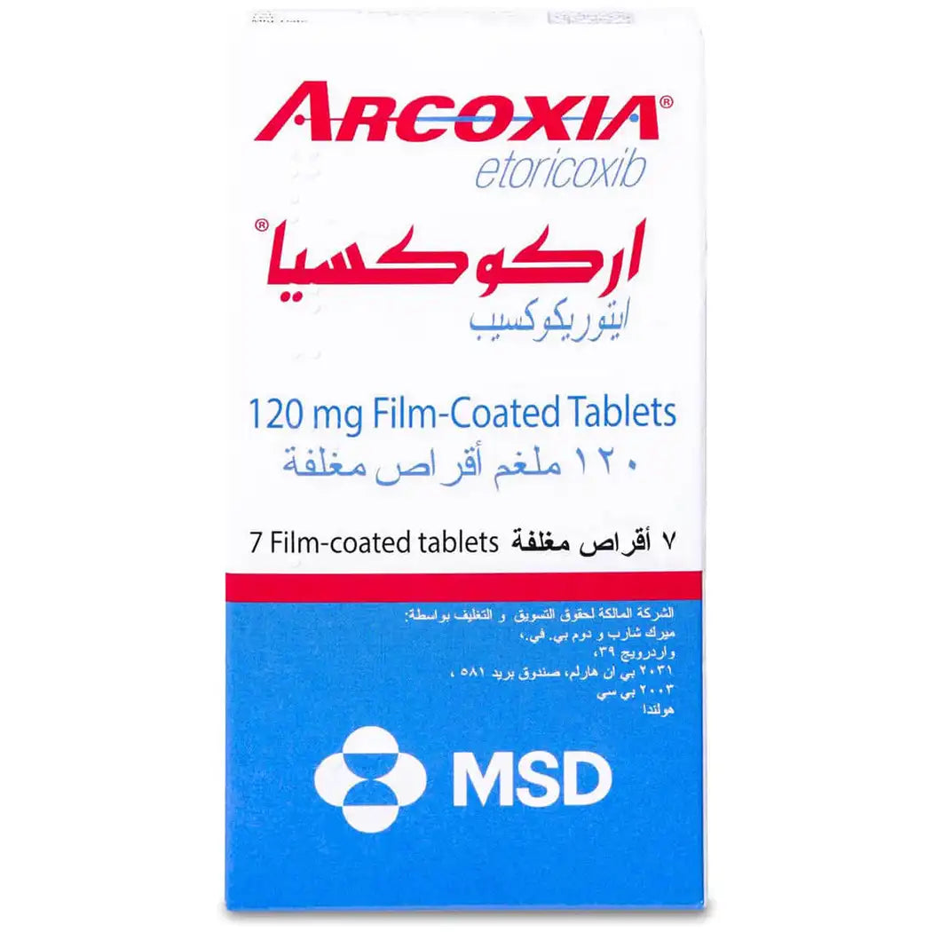 ARCOXIA 120MG 7TABLET