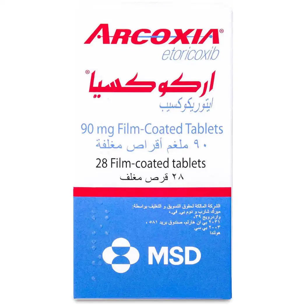 ARCOXIA 90 MG TABLET 28P
