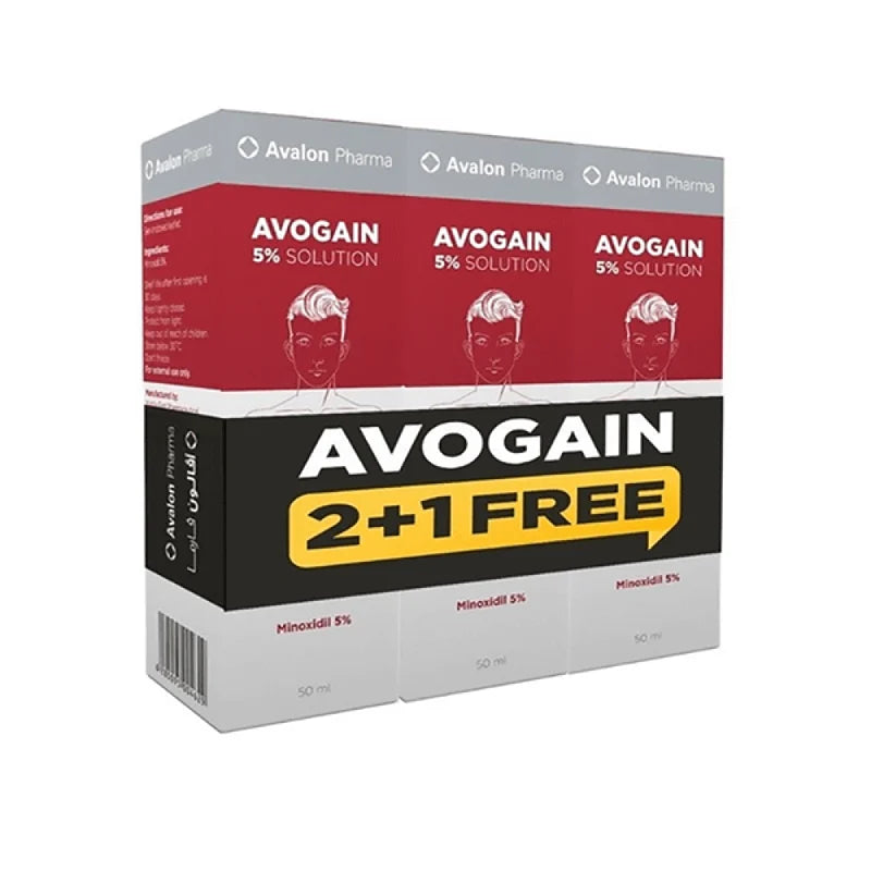 AVOGAIN 5% SOLN 50ML 2+1